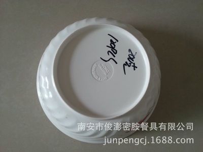 廠家直銷的密胺餐具 9寸貼花外紋碗的品質(zhì)與工業(yè)化美學(xué)
